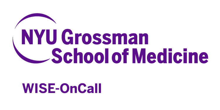 WISE-OnCall Logo NYU Grossman WISE-OnCall Logo