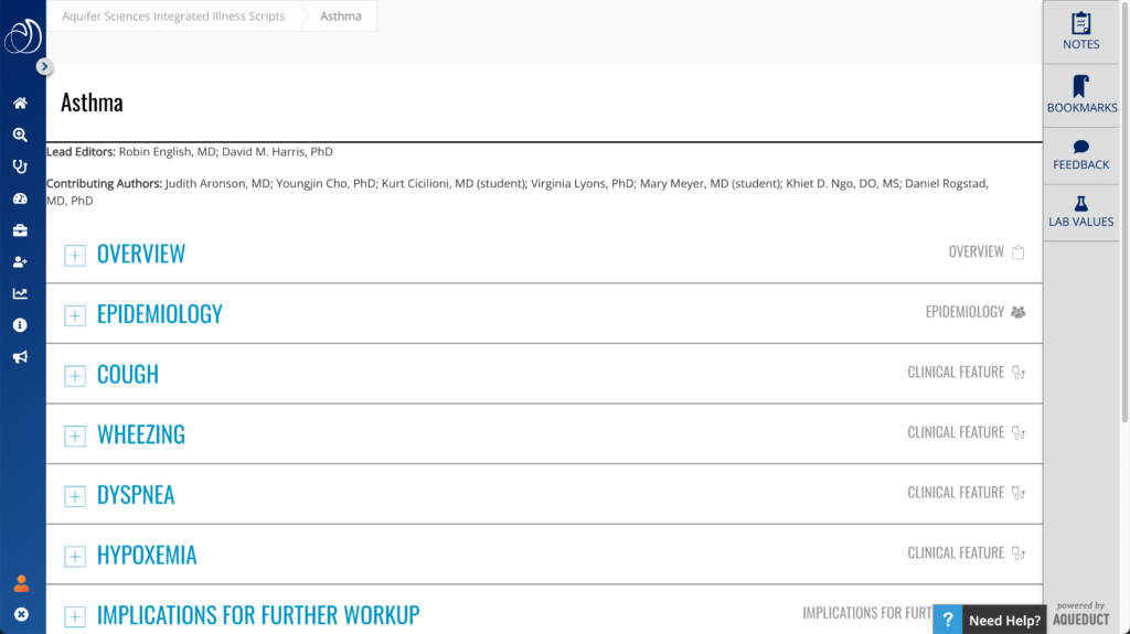 Integrated Illness Script Example