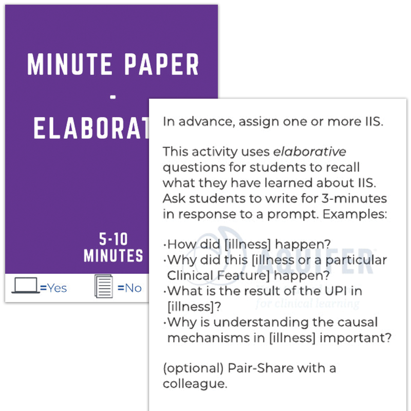 Minute paper