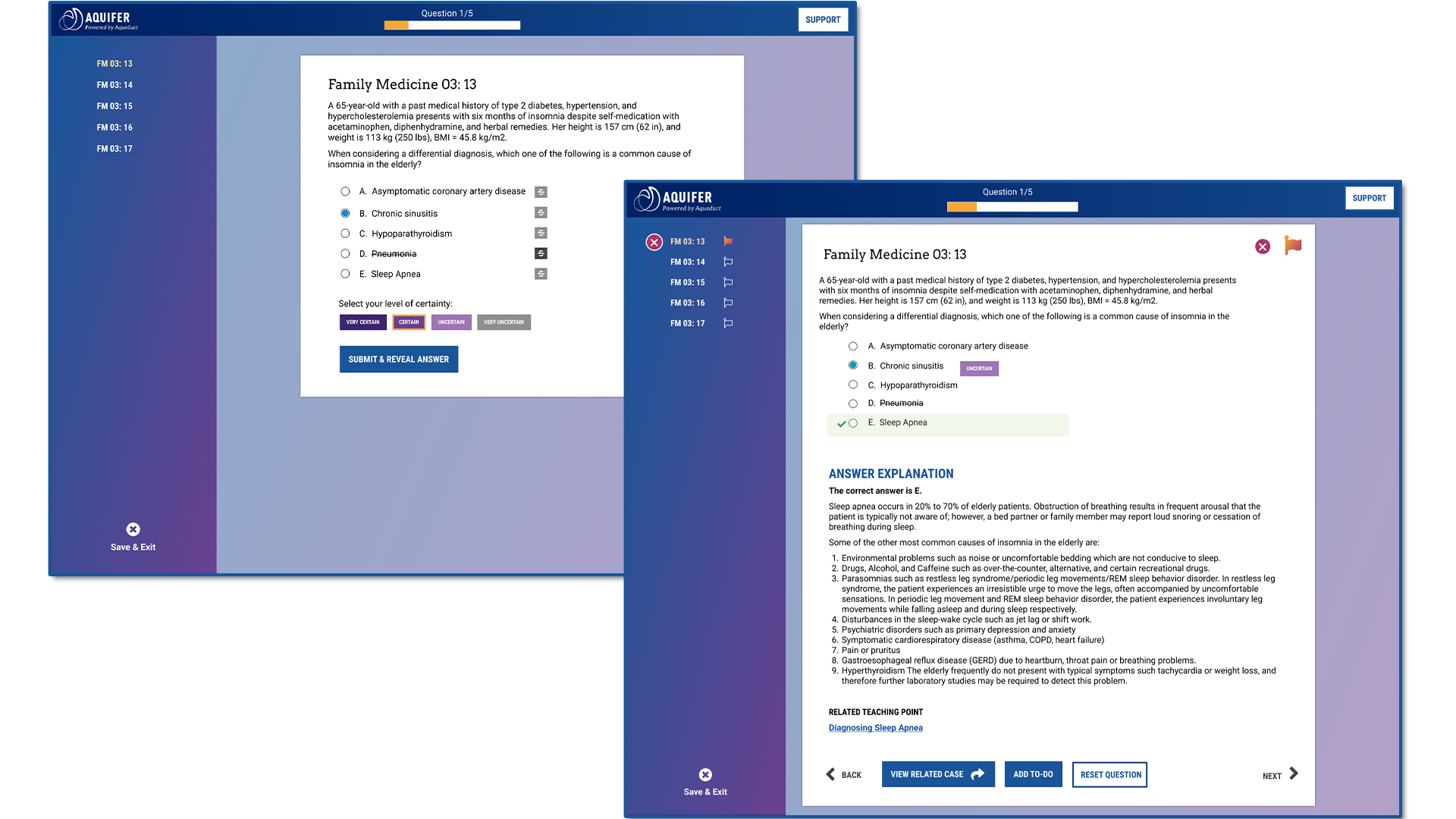 PracticeSmart Question and Explanation
